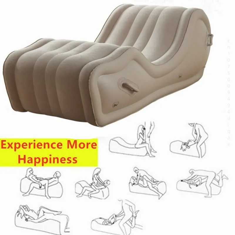 Modern Inflatable Big Sofa Beds Portable Folding Lounge Chair With Arm For Travel Camping Beach Outdoor Garden Furniture inflatable sofa bed