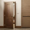 Factory Custom Walnut Interior Doors Prefinished Walnut Veneer Wood Doors With Frames Modern Interior Prehung Door 6
