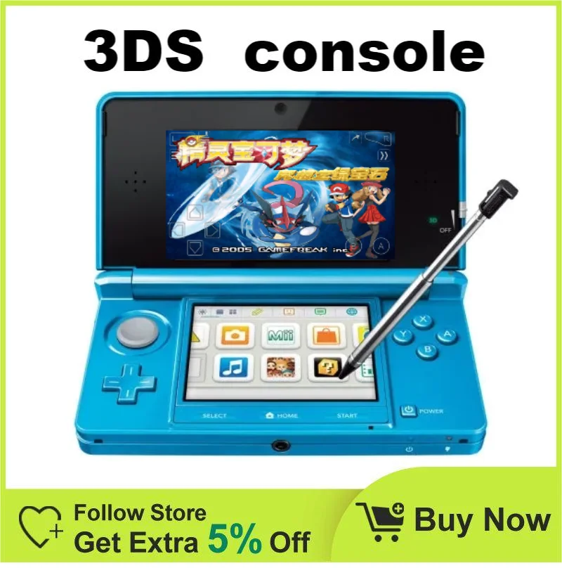 Originale 3Ds 3Dsxl 3Dsll Console Di Gioco Palmare Console Di Gioco Giochi Gratis Per 3Ds Gioco Da Tasca