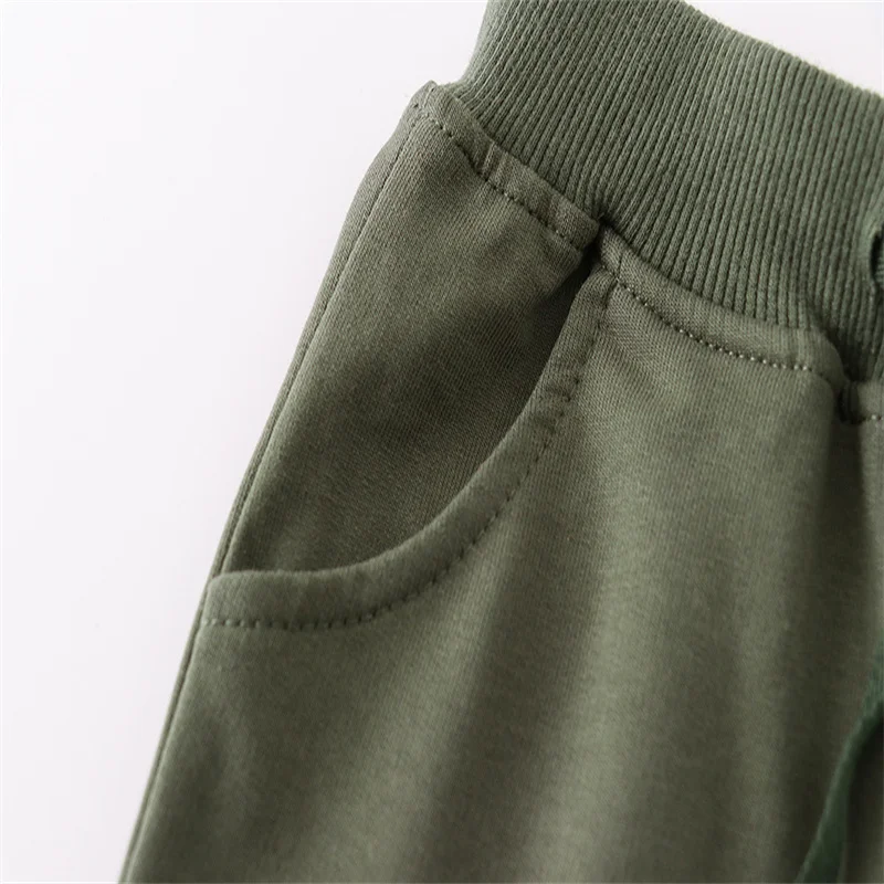 2-7T Cars Embroidery Baby Sweatpants Autumn Boys Girl Trousers Pant Drawing Clothes Pants Boys Kids Wear