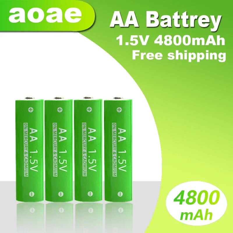 

Fast charging 4800mAh aa rechargeable batteries 1.5V aa batteries 30PS aa recarregável Camera Flashlight electric Toy aa battery