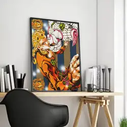 JoJo's Bizarre Adventure Aesthetic Waterproof Wall Art Poster - 50X70cmNoframe (Black4)