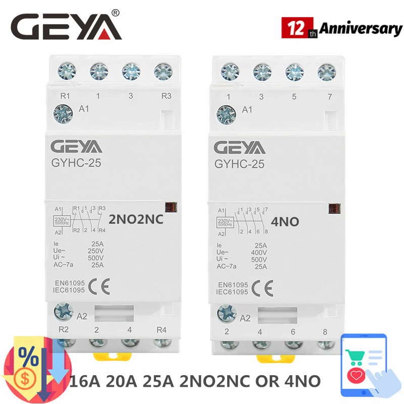 GAEYAELE GYHC 2P 16A 2NC 220V Haushaltsschütz Für Produktbild-Vorschau 3