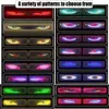 Devil Eye Soft Foldable Remote Control Truck LED Matrix Pixel Panel Lighting Graffiti Scrolling Stickup Text Board Windshield 2