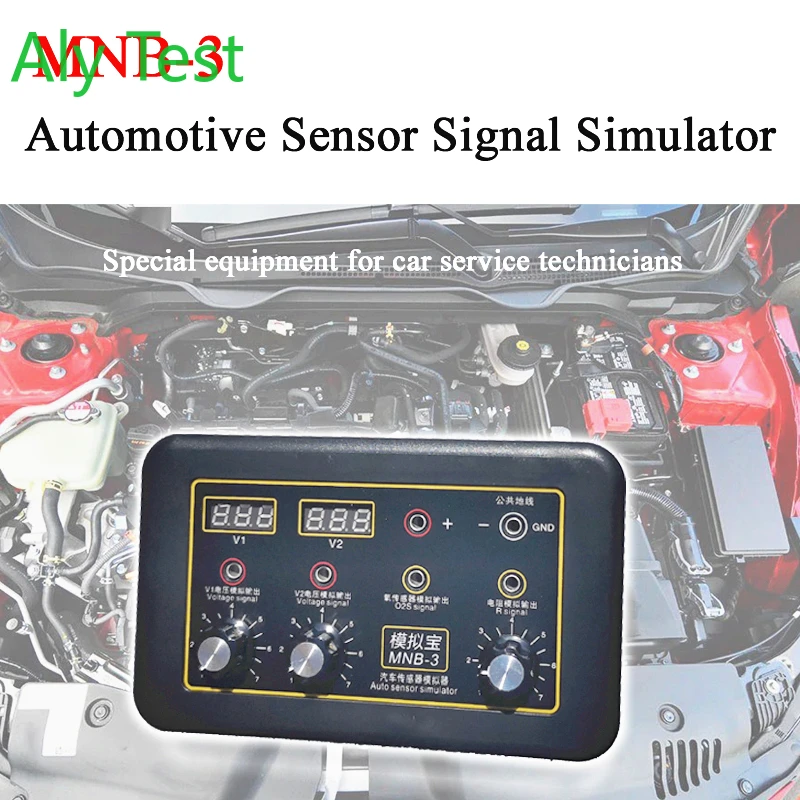 12-24V All Injector Pulse Simulator Tester Automobile Ingition Coil Stepper Motor Air Sensor Meter Unit Signal Test