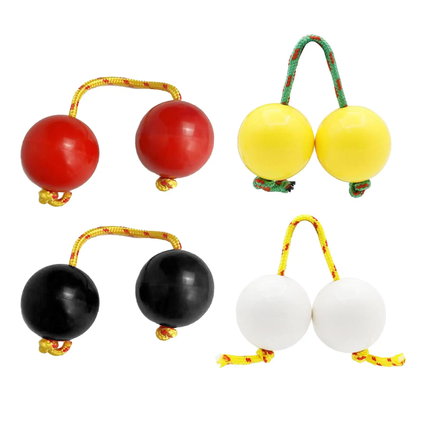 1 Pair ABS Hand Shaker Balls Kashaka Instrument,Double Gourd Percussion,Music