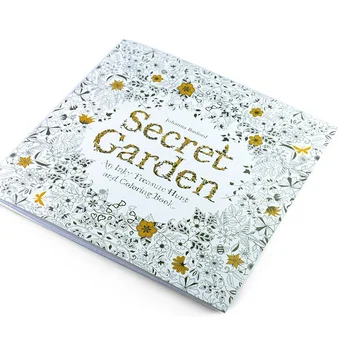 Montessori Toy Small Size Secret Garden Coloring Book Stress Relief Adult Version Hand-painted Filling Coloring Mandala Painting 1