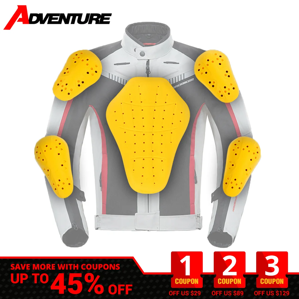 Motorcycle Protective Gear Jacket Protector CE Certify Moto Plugin