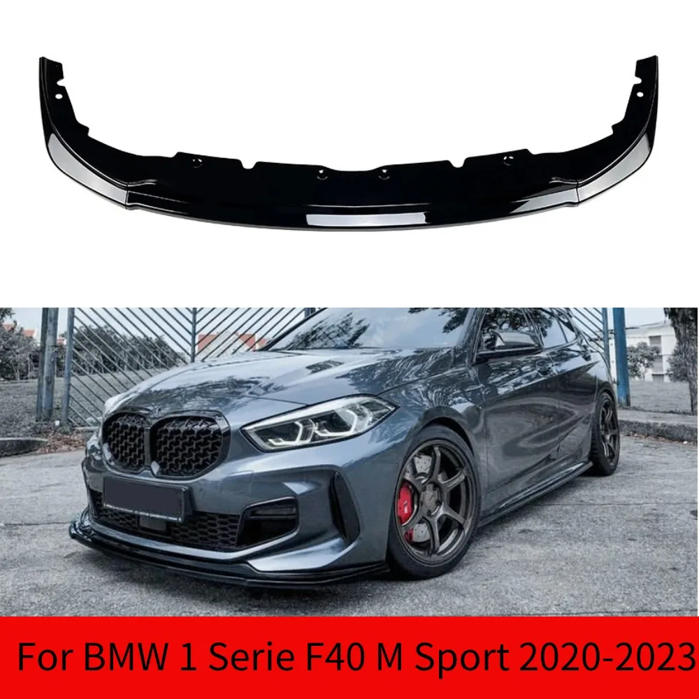 

For BMW 1 Serie F40 M Sport 118i 120i 128ti 2020-2023 Front Bumper Lip Splitter Diffuser Body Kit Spoiler Bumper Guard Protector