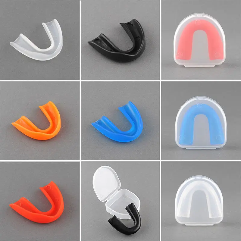 1pc Sports Shock Teeth Mouth Boxing Dental Grinding Protector Bruxism Guard Adult Mouth Guard