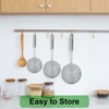 1/3pcs Spider Strainer Oval Skimmer Stainless Steel Filter Mesh with Handle for Kitchen Frying Food Pasta Spaghetti Cooking Tool 2