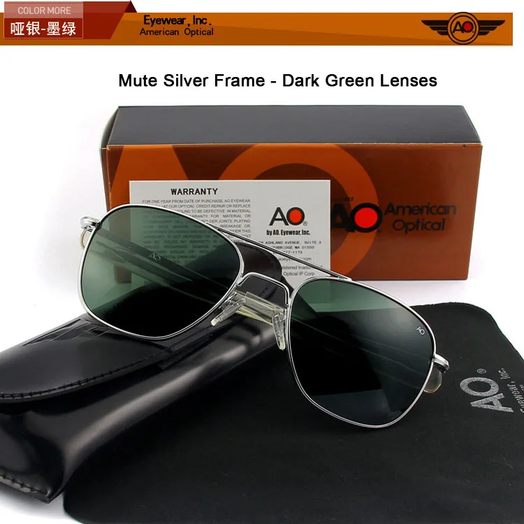 Matte Silver - Green