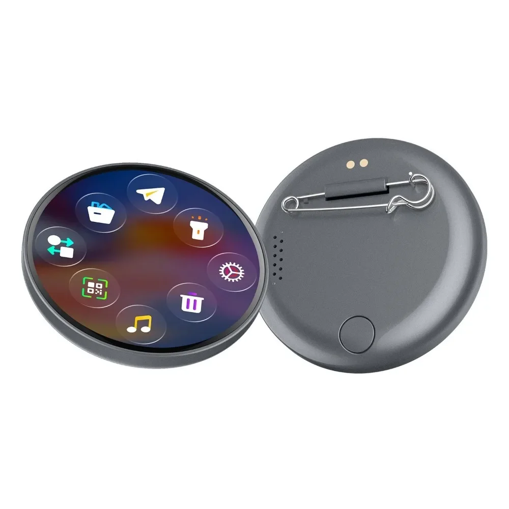 Smart Digital Badge with Dynamic Electronic Display, Fashionable Wearable Tech Pendant for Events & Home Decor - 4