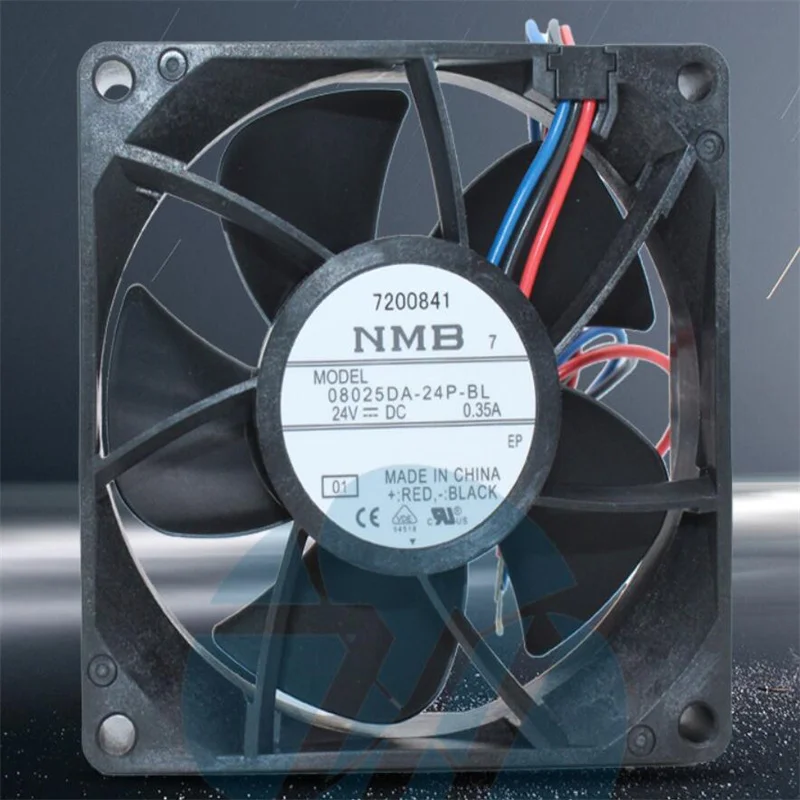 Wholesale nmb 08025da24pbl 8cm 24V 8025 0.35A threewire cooling fan