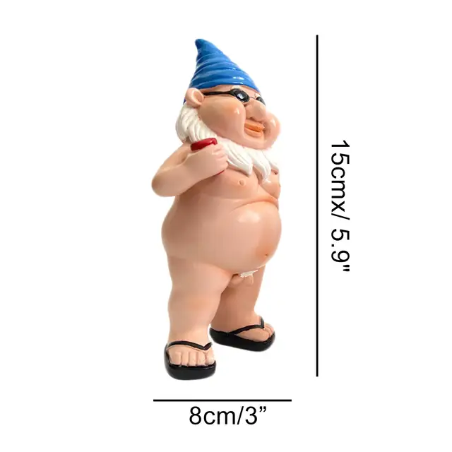 Gyanta Kerti Gnóm Dekorációs Szobor Dísz Ajándék - Image 5