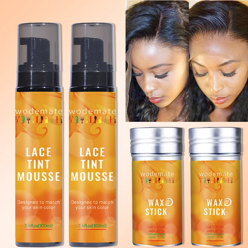 Lace Tint Mousse For Wigs Sweatproof Wig Tint Spray For Toupee Frontal