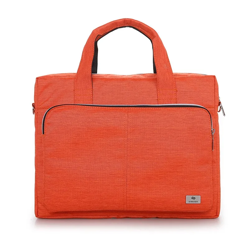

Orange Large Capacity Business Waterproof 15.6 Inch Laptop Oxford Briefcase Customizable Printing handbag SIMOER 8139