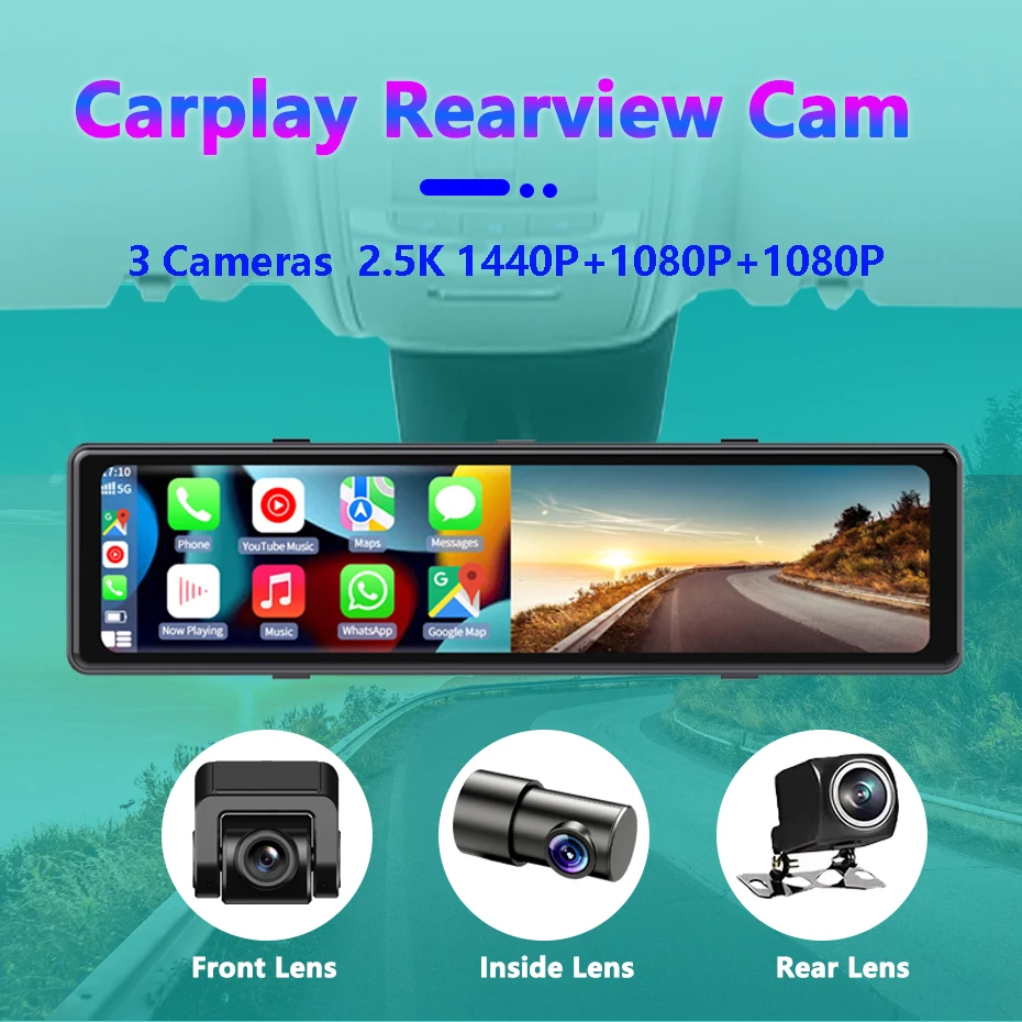 ڵ  ķ   ī÷, ȵ̵ ڵ ̷  , DVR, 1440P, GPS ̼,  , ī޶ 3 