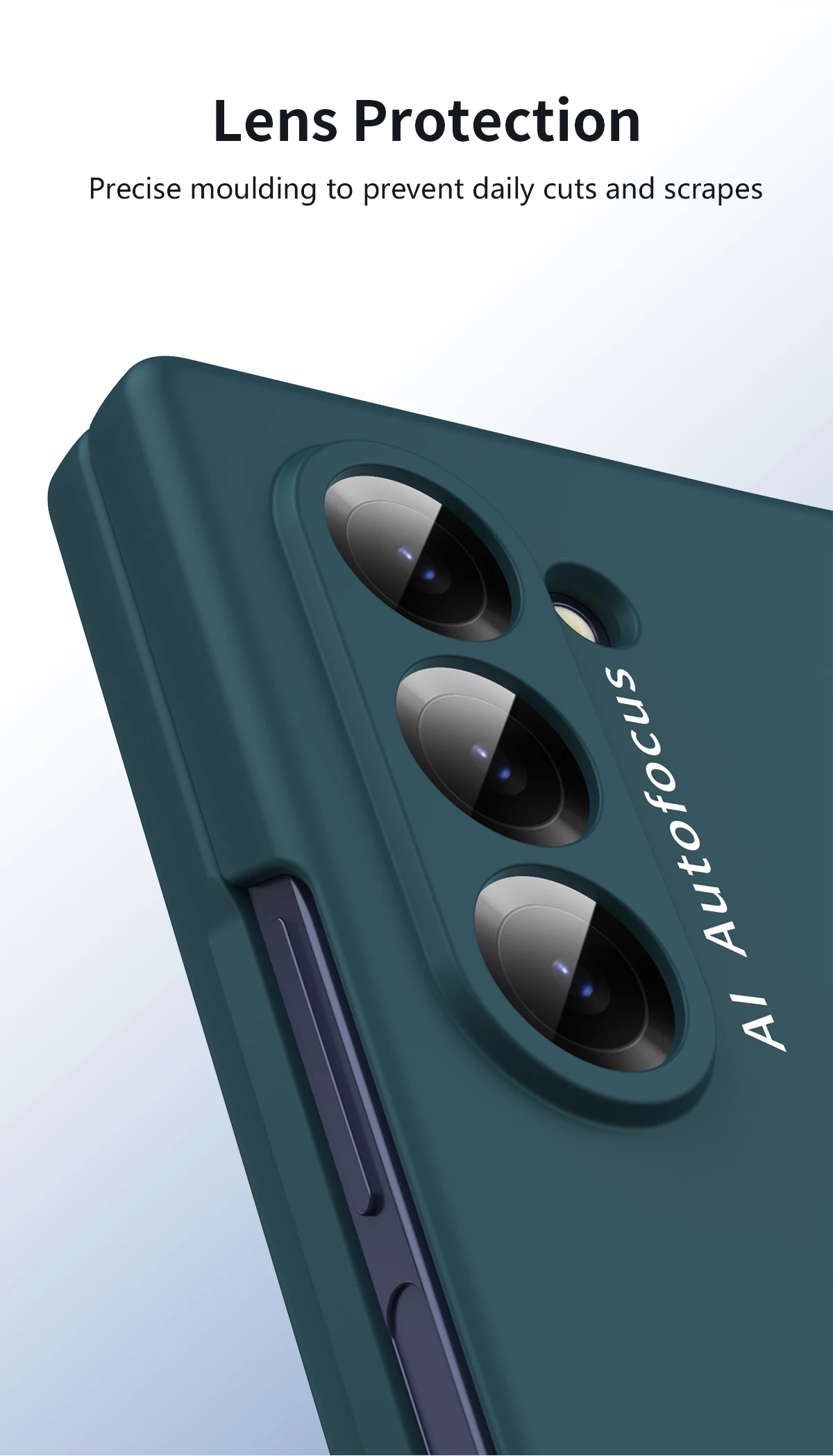 Macaron-stil frostat hårt PC-skal för Samsung Galaxy Z Fold 6 5 4 3 2 med glasskärmskydd med pekpenna_voghion.com