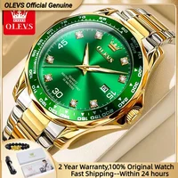 OLEVS 9988 montre à Quartz pour hommes Style de luxe étanche en acier inoxydable marque supérieure classique Date montres pour hommes Relógio Masculino 1