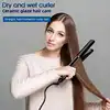 2 In 1 Professional Hair Straightener Flat Irons Straight Curly Hair Ceramic Dual Voltage Curling Irons Negative Ion Hair Curler 3