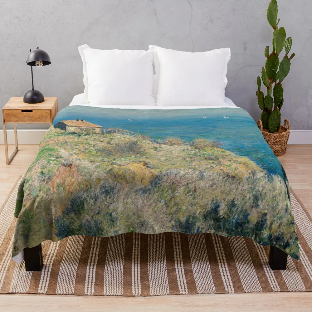 

Claude Monet - La maison du pecheur, Varengeville Throw Blanket Thermals For Travel Heavy Blankets