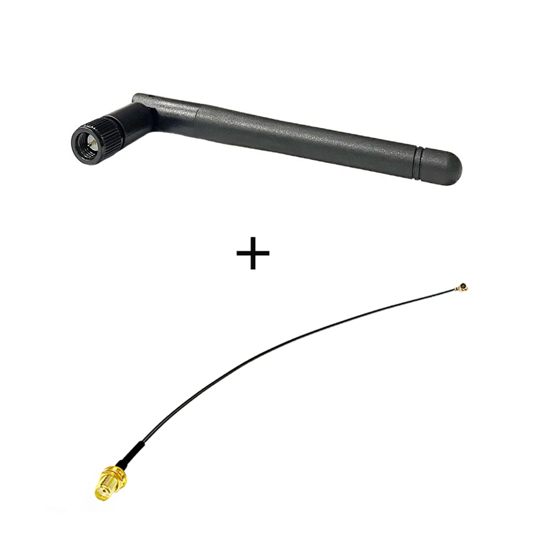 

Wifi Antenna 2.4Ghz 3dbi Gain SMA Omni + SMA Female to IPX Connector Cable 15cm Socket Usb Wireless WLAN