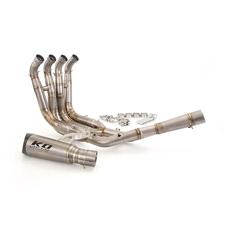 60.5MM Titanium Alloy Escape For BMW S1000RR 2019-2022 S1000R 2021-2022 Motorcycles Full Exhaust System Muffler Mid Header Pipe - Image 6