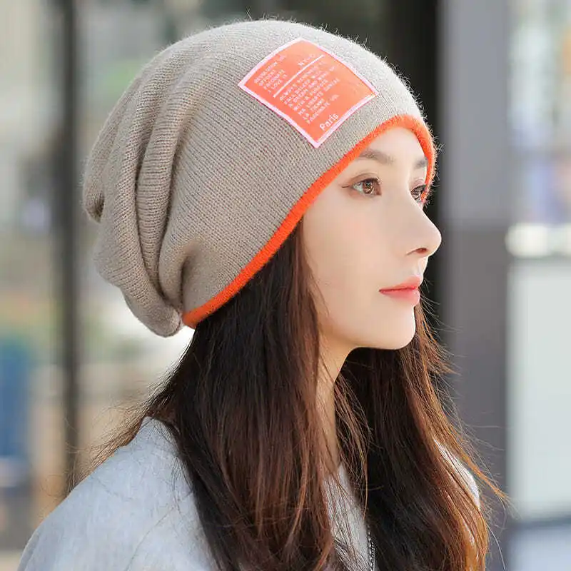 [韓国]soft wool knit beanie New Korean Wool Knitted Caps Women | Winter Hat Women Beanie