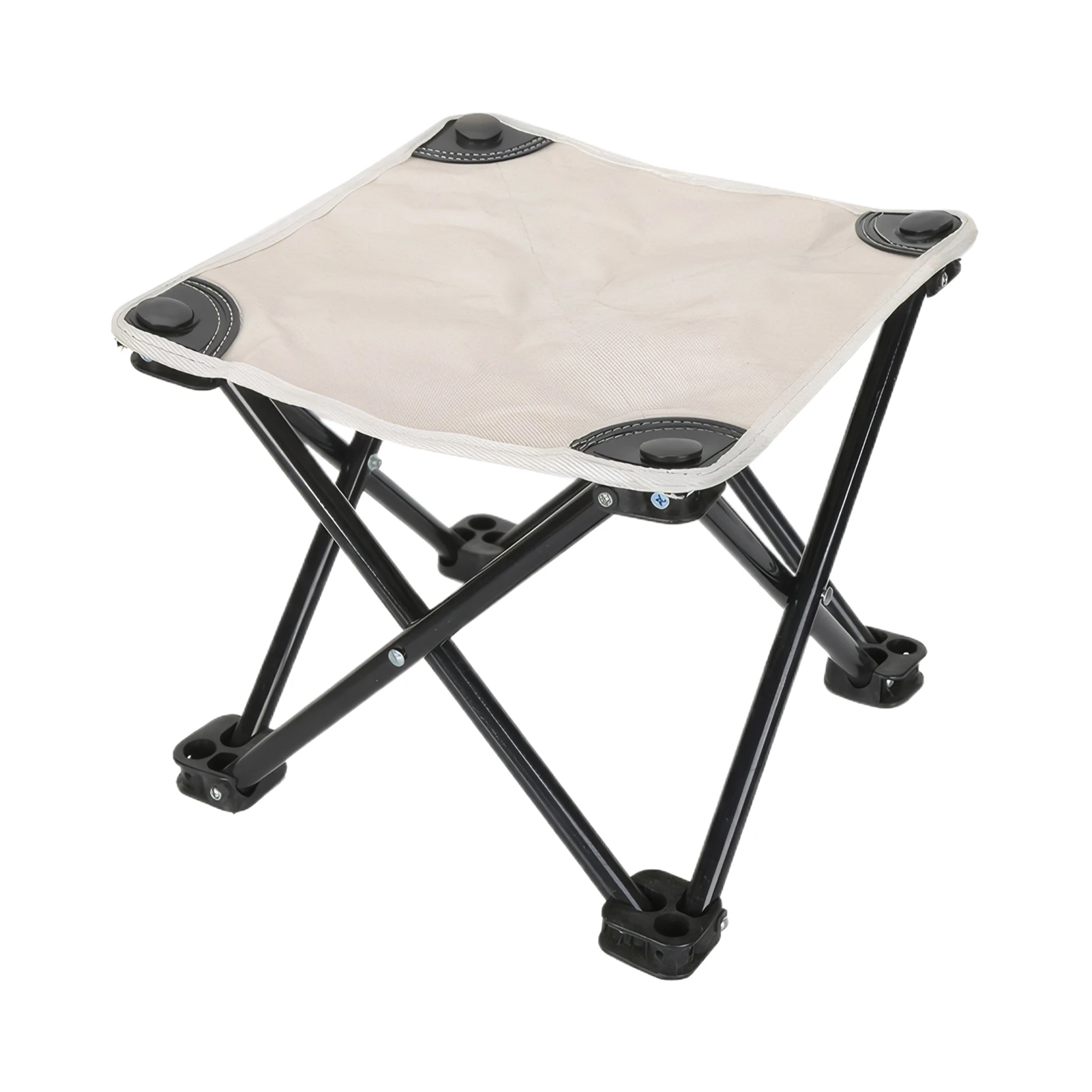 Outdoor Portable Folding Stool Camping Collapsible Foot Stool Hiking Beach Travel Picnic Fishing Seat Tools for Camping Hiking