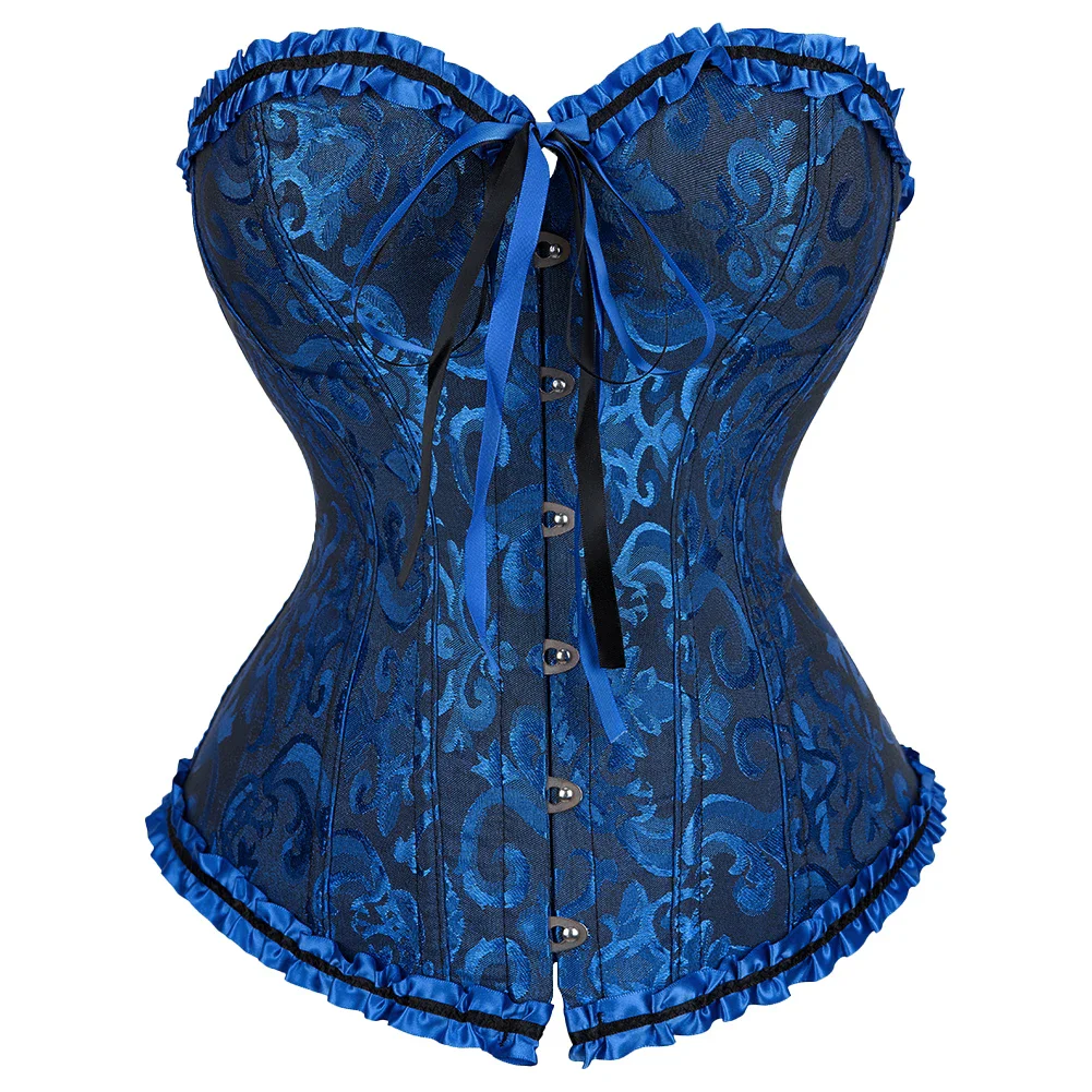 Women's Vintage Gothic Victorian Lace-Up Corset Top - Slimming Waist Shapewear
