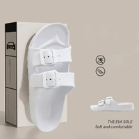 Double Buckle Slides (Thick Sole)