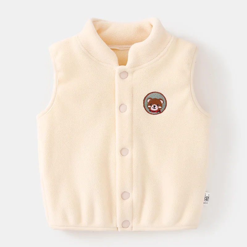 Baby Vest Clothing Winter Ollie Velvet Vest Winter Horse Jacket Children's Clothing Boys' Sweetheart