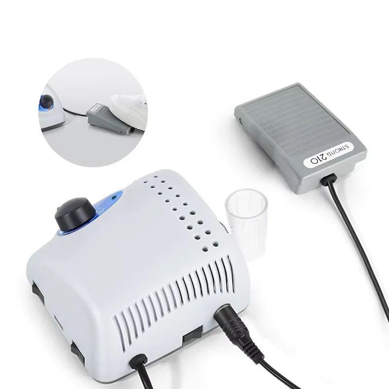 전문가용 네일 머신 65W 강력 210 마이크로 호스트 + 신형 40000RPM 강력 105L 전동 네일 드릴 광택기
