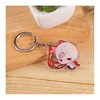Anime GOODS Acrylic Keychain Cute Y2k Tokyo Ghoul Keychain for Bag Keys Car Key Bag Backpack Collection Display Accessories 5