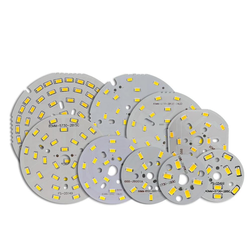 LED light source round light panel 1PCS 3W 5W 9W 15W 18W 24W 36W 50W SMD5730 DIY bulb modification panel accessories led light panel