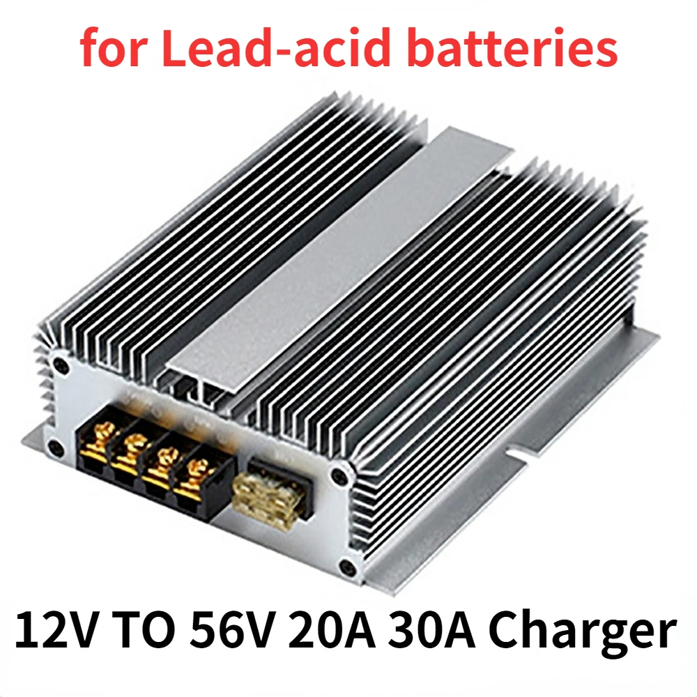 12V TO 56V 2A10A LeadAcid Charger BOOST CONVERTER DC DC Step up Car