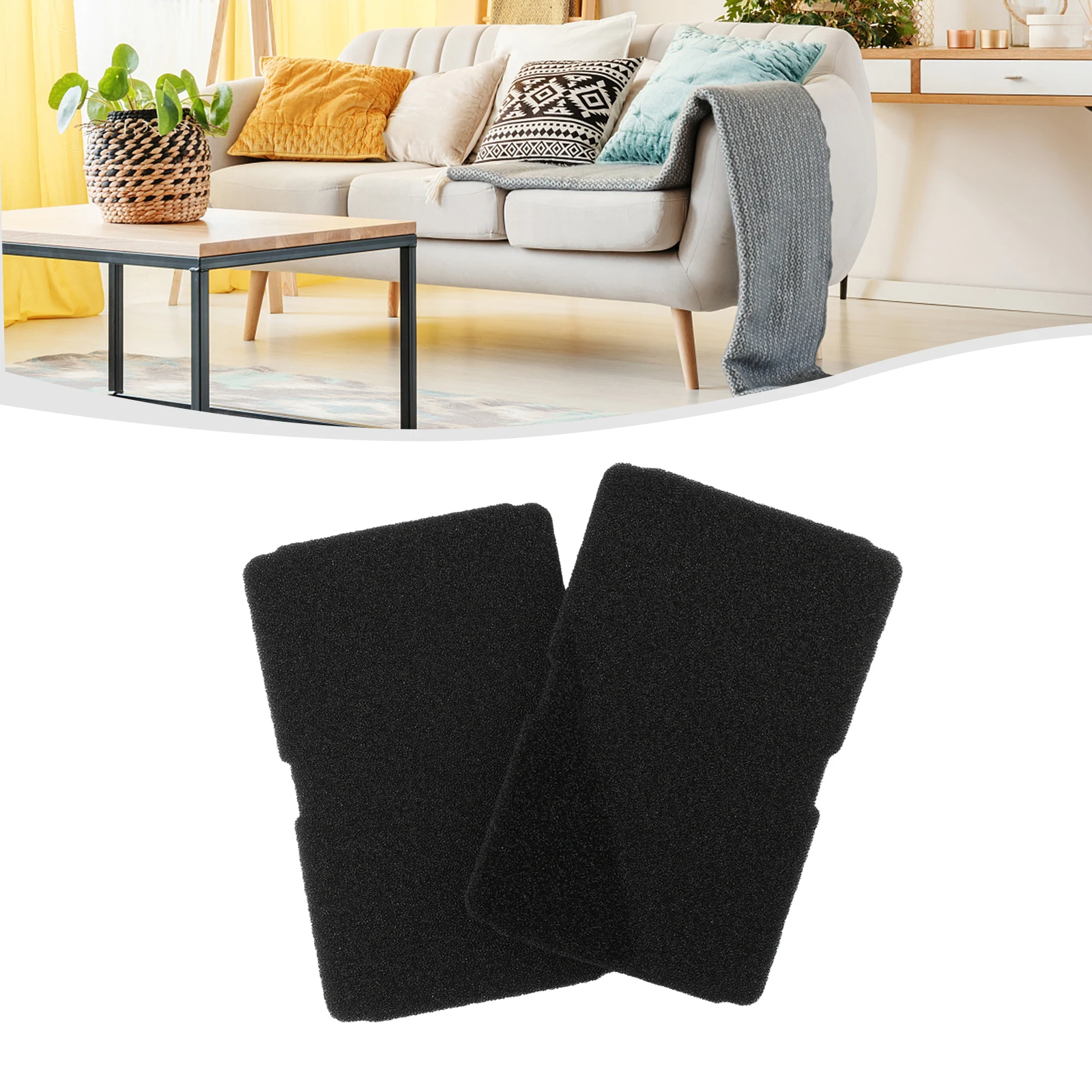 

2PCS Sponge Filter Replacement For Beko For SMEG Tumble Dryer Evaporator 782372152 29648 Washers Dryers Parts Accessories