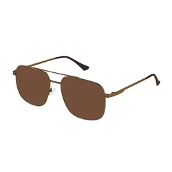 JULI XXL Polarized Aviator Sunglasses - Oversized Square Frame with UV400 Protection (Polarized)