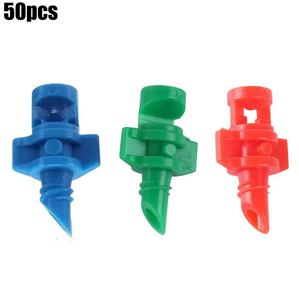 50PC Sprinklers Micro Spray Jets Garden Lawn Water Sprinklers 90&deg; 180&deg; 360&deg;Watering Spray Misting Nozzle Sprinkler Irrigation