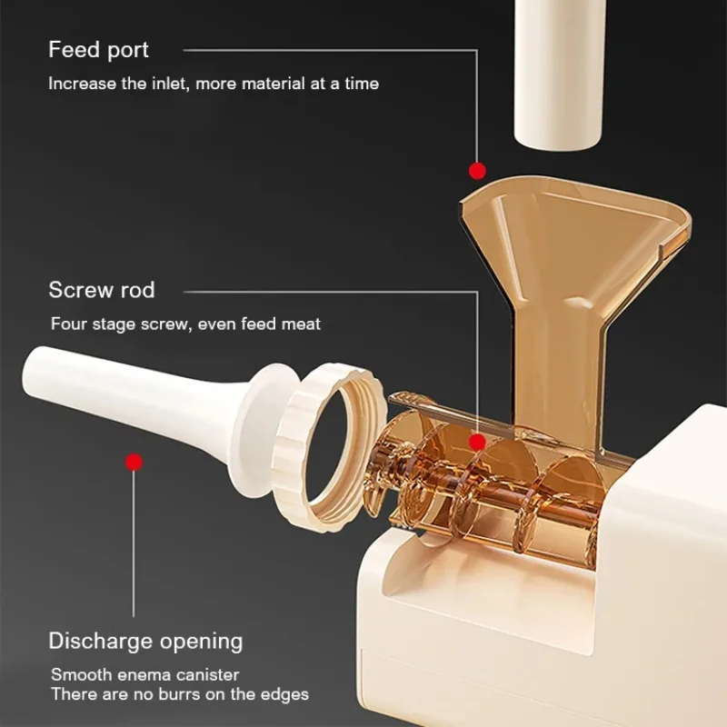 New Electric Sausage Machine for Household and Commercial Use, Fully Automatic Tool 220V Meatball Maker