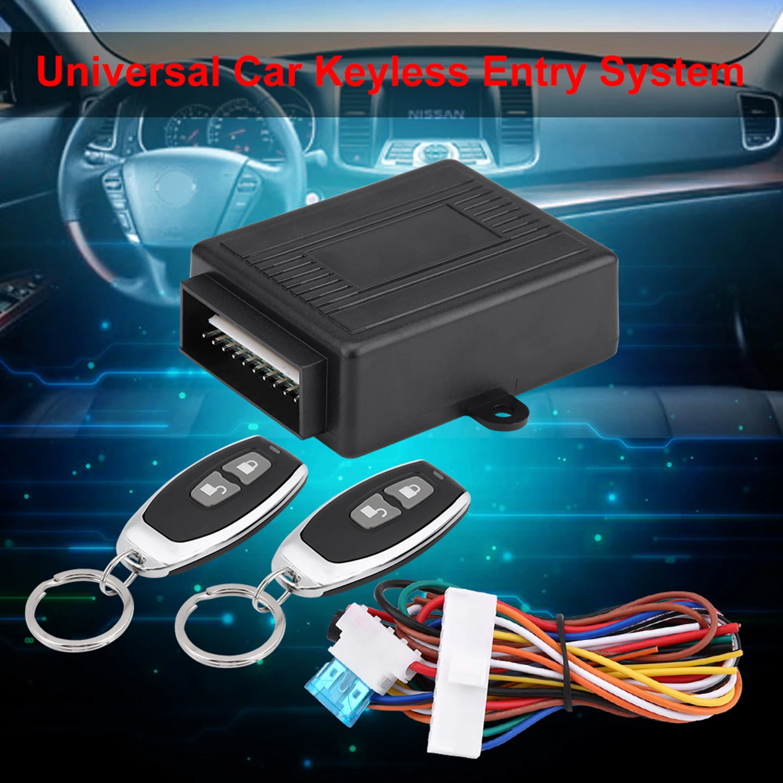 Universal-Car-Door-Lock-Keyless-Entry-System-Central-Locking-Remote ...