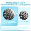 MagiBling Super Cut Small Barrel Nail Drill Bits Tungsten Carbide Upward Teeth Cuticle Hard Gel Polishing Removal Tools 3/32'' 3