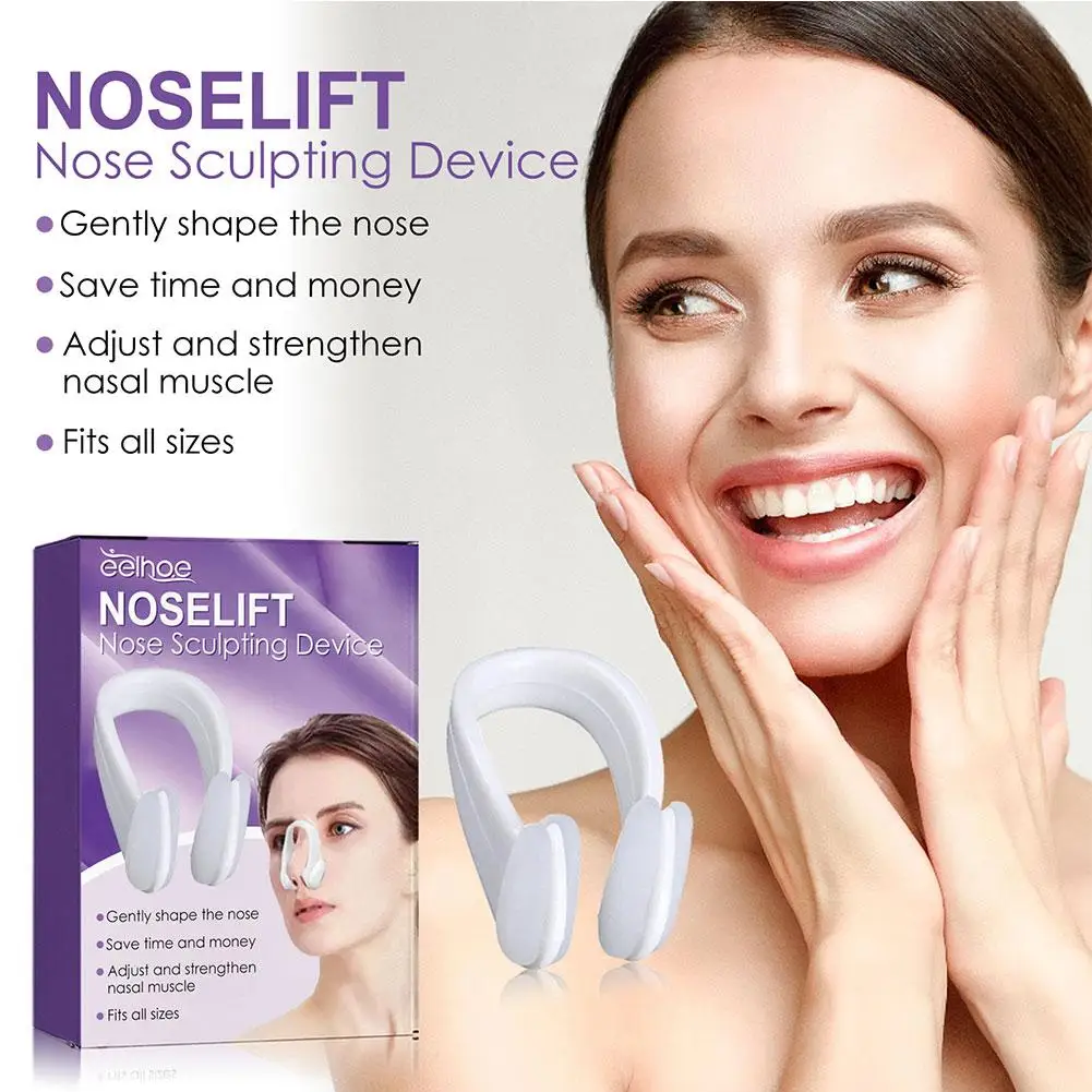Nose Shaper Device White Silicone Nose Up Lifting Shaping Bridge Straightening Slimmer Device No Painful Beauty Tools nose shaper
