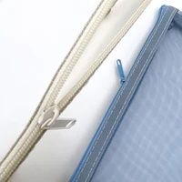 1/3/5pcs Transparent Mesh Pencil Case Simple Desk Organizer for Office & School Supplies Visible Exam Special Pencil Bag 5