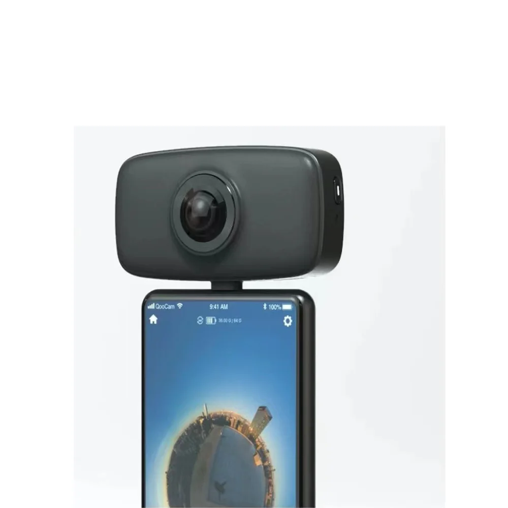 Vlog Fun Super Video Anti Shake Panoramic Sports Camera, Portable 4K 360 Degree Panoramic Call Type-C USB Android Camera