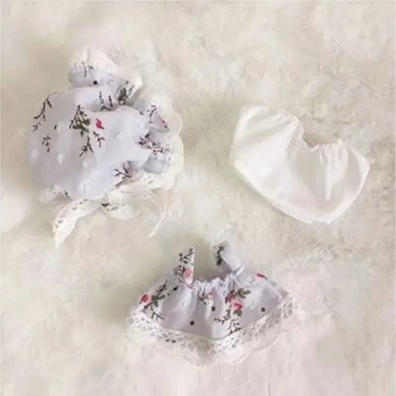Excluding dolls, 10cm baby clothes, starfish body, normal body, celebrity doll, universal cute summer dress set 6