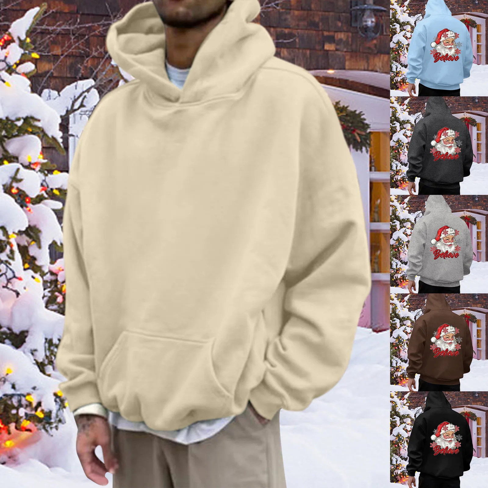 

Athletic Mens Sweatshirt Mens Autumn And Winter Fashion Casual Back Printing Long Sleeve Sports Hoodies Oversized Pullover Coats