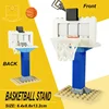 MOC Basketball Stand Set for basket-ball Court Educational Block Accessory DIY Building Block Brick Brickset Boys and girls Gift 2