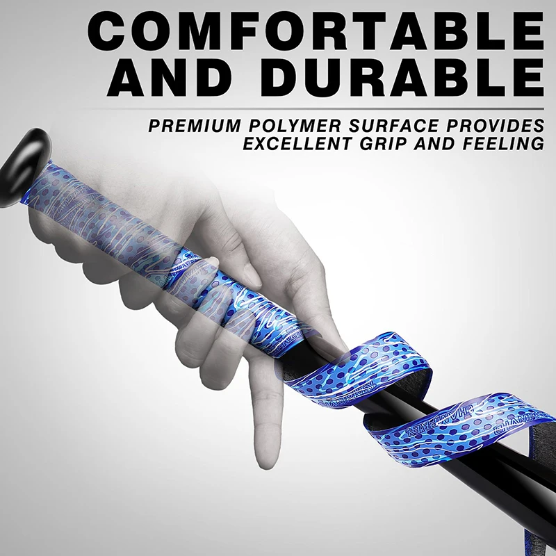 PU Baseball Bat Tapes Wrap 1.75mm Shock Absorption Multicolor Anti-slip Sport Accessoriess Bockey Cricket Softball Bat Grip 1Pcs